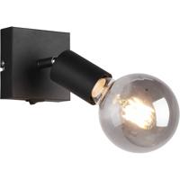 LED Wandspot - Trion Zuncka - E27 Fitting - Vierkant - Mat Zwart - Aluminium - thumbnail