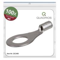 Quadrios 23C498 Ringkabelschoen Dwarsdoorsnede (max.): 1.5 mm² Schachtdiameter: 6.5 mm Ongeïsoleerd 100 stuk(s) - thumbnail