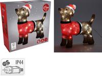 Kerstverlichting Hond Acryl 40 LED 35cm - thumbnail