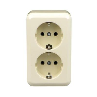 ELSO AP-stopcontact 395400 2-voudig 16A CONTURA parelwit Wandcontactdoos dubbel Meerdere kleuren 1 stuk(s) ELSO AP-stopcontact 395400 2-voudig 16A CONTURA parelwit Wandcontactdoos dubbel Meerdere kleuren 1 stuk(s)