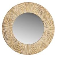 Spiegel Sem - naturel - Ø50 cm - Leen Bakker - thumbnail
