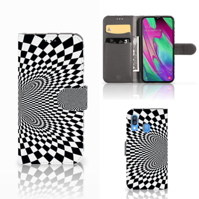 Samsung Galaxy A40 | Book Case | Illusie Samsung Galaxy A40 | Book Case | Illusie