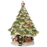 Villeroy & Boch Christmas Toys Muziekdoos Kerstboom met kinderen 30 cm - thumbnail