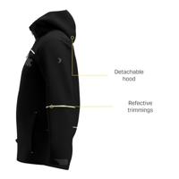 Safety Jogger ACDC Softshell Jas | Zwart/Wit | Maat 3XL - WI13003XL - thumbnail