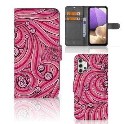 Samsung Galaxy A32 4G Hoesje Swirl Pink