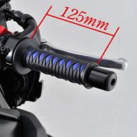 DAYTONA handvat "katana" rubber grip katan sw/bl 125 open - thumbnail