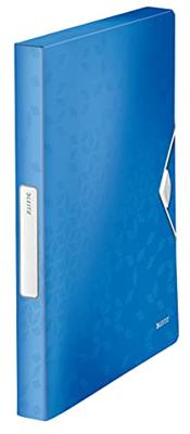Leitz WOW elastobox ft A4, blauw