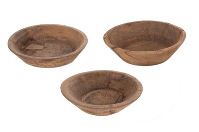 Houten schaal antiek Ø 30-40cm Houten schaal antiek Ø 30-40cm