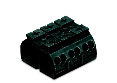 WAGO 862-533 Apparaataansluitklem Veerklem Zwart 250 stuk(s)