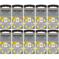 Rayovac gehoorapparaat batterijen Type 10 (geel) - 10 x 8 stuks - thumbnail