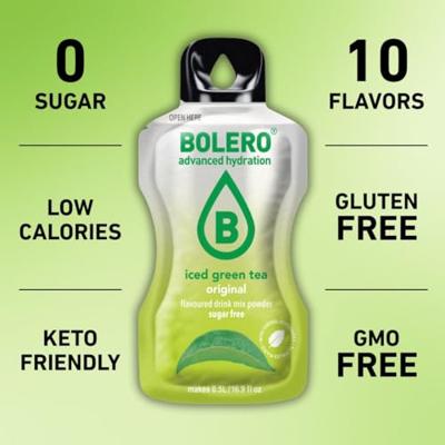 Bolero Iced Green Tea 24x 8g Mint & Lime