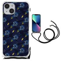 Doorzichtige Silicone Hoesje voor iPhone 14 Plus Voetbal - thumbnail