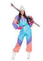 Vintage Sports Ski girl - thumbnail