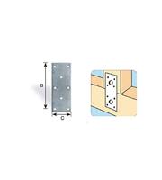 Connex Verbindingplaat 95X40X2 Vz - HV1550 - thumbnail