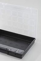 Allit EuroPlus Flex 37-17, schwarz Assortimentskoffer (l x b x h) 370 x 295 x 55 mm Aantal vakken: 17 Doorzichtige deksel Inhoud 1 stuk(s) - thumbnail