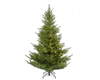 Everlands Norway grote verlichte kunstkerstboom groen 240cm, 1100 lampjes - thumbnail