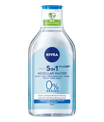 Nivea Essentials micellair water 5-in-1 normale huid 400 Milliliter Nivea Essentials micellair water 5-in-1 normale huid 400 Milliliter