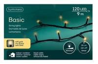 Lumineo Basic kerstverlichting 120led champagne - thumbnail
