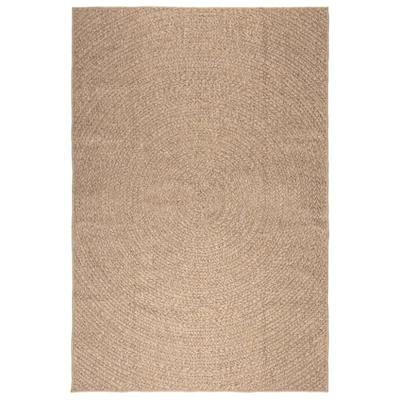 Vloerkleed 160x230 cm voor binnen en buiten jute look - thumbnail