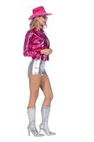 Festival croco jasje pink metallic - thumbnail