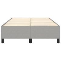 Boxspringframe stof lichtgrijs 120x200 cm - thumbnail