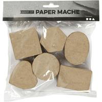 Creativ Company Opbergdoosjes papier-maché klein, 6st. - thumbnail