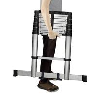 TOOLCRAFT TO-7868814 Aluminium legering Telescoopladder Montage zonder gereedschap Werkhoogte (max.): 3.93 m Aluminium EN 131 10.1 kg - thumbnail