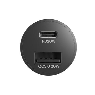 Cygnett 2-poorts autolader (20W) - Black