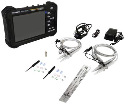 VOLTCRAFT DSO-5104H Handoscilloscoop 100 MHz 4-kanaals 1 GSa/s 40 Mpts 14 Bit Digitaal geheugen (DSO), Handapparaat 1 stuk(s)