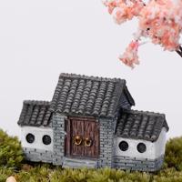 Zand tabel model micro landschap decoratie Bonsai decoratie Chinese archway klein huis - thumbnail
