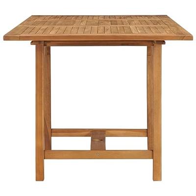 Tuintafel verlengbaar (110-160)x80x75 cm massief teakhout