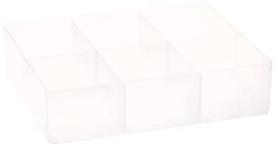 Really Useful Box, office divider met 6 vakjes, transparant Really Useful Box, office divider met 6 vakjes, transparant