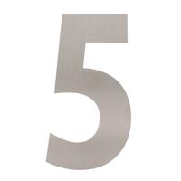 Intersteel XXL huiscijfer 50 cm hoog - RVS - thumbnail