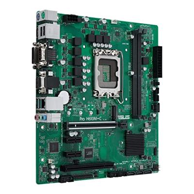 Asustek Computer Pro H610M-C-CSM Moederbord Socket Intel LGA 1700 Vormfactor Micro-ATX Moederbord chipset Intel® H610