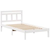 Bedframe Wit Massief grenenhout - thumbnail
