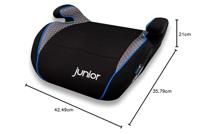 Petex Max 301 Kinderzitverhoging Grijs, Zwart - thumbnail