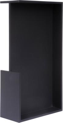Formani Square LSQ160A/43 inbouwkom tbv deurdikte 43mm - mat zwart