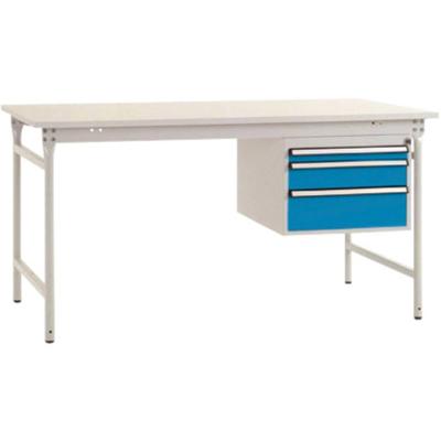 Manuflex BB5261.5012 Compleet bijzettafel basis stationair met melamine schijf + behuizing onderbouw, bxdxh: 1000 x 800 x 780 mm Lichtblauw (RAL 5012) Manuflex BB5261.5012 Compleet bijzettafel basis stationair met melamine schijf + behuizing onderbouw, bxdxh: 1000 x 800 x 780 mm Lichtblauw (RAL 5012)