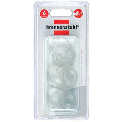 Brennenstuhl 1164480 Stopcontactbeveiliger Transparant 6 stuk(s)