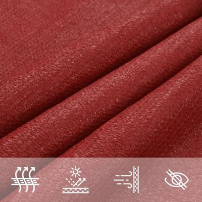 VidaXL Zonnezeil 160 g/m² 2x3,5 m hdpe rood