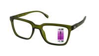 Leesbril Vista Bonita Cubo XL progressief-Army Green-+1.50 - thumbnail