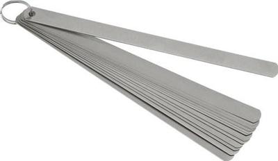 Promat /tecwerk voelermaat | bladsterkte 0,05-1,0 mm | staal | lengte 200 mm aantal bladen 20 st. - 4000858468 Promat /tecwerk voelermaat | bladsterkte 0,05-1,0 mm | staal | lengte 200 mm aantal bladen 20 st. - 4000858468
