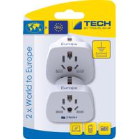 Travel Blue 2 x Wereld Adapter - Europa - thumbnail