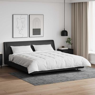 VidaXL Dekbed set met kussen 3 pcs wit donsveertjes VidaXL Dekbed set met kussen 3 pcs wit donsveertjes
