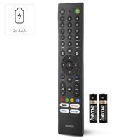 Hama Universele Afstandsbediening Sony TV IR Lerend + 4 App-Knoppen Zwart - thumbnail