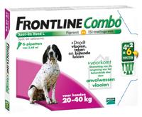 Frontline Combo Spot On 3 Hond Large - Anti vlooien en tekenmiddel - 4+2 pip - thumbnail