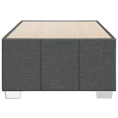 Bedframe zonder matras 90x190 cm stof donkergrijs