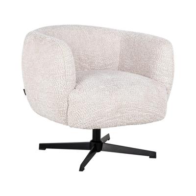 Richmond Draaifauteuil 'Estelle' Chenille, kleur Crème