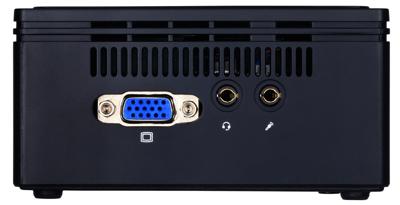 Gigabyte GB-BACE-3160 PC/workstation barebone 0,69L maat pc Zwart J3160 1,6 GHz