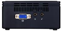 Gigabyte GB-BACE-3160 PC/workstation barebone 0,69L maat pc Zwart J3160 1,6 GHz - thumbnail